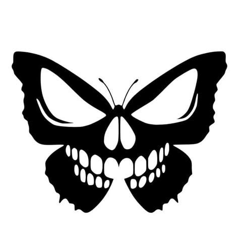 Skull And Butterfly Drawing, Butterfly With Skull, Butterflies And Skulls, Scull Butterfly Tattoos, Goth Butterfly Tattoo Designs, Skull Buterfluffy Tattoo, Butterfly Skull, Skull Butterfly, Svg Butterfly