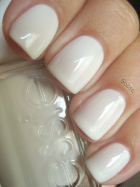 essie marshmallow Marshmallow Nail Polish, Essie Marshmallow, Argyle Nails, Plaid Nails, Nails Christmas, White Nail Polish, White Nail, Essie Nail Polish, Essie Nail