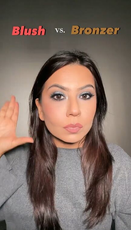 Check out the way I apply blush versus bronzer for 2 different looks. Keep this blush hack and bronzer idea in mind the next time you’re putting on your makeup! Easy Glam Makeup, Fan Brush Makeup, Easy Glam, How To Apply Bronzer, Glam Makeup Tutorial, How To Apply Blush, Easy Makeup Tutorial, Easy Makeup, Makeup Primer