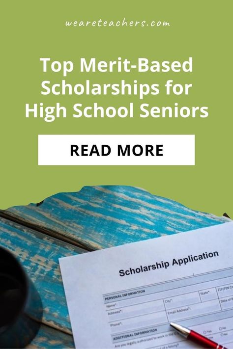 Need money for college? We've put together this guide to merit-based scholarships for high school seniors and how to apply for them! Merit Based Scholarships, Scholarships For Seniors In High School, Scholarships For High School Seniors, Merit Scholarships, Easy Scholarships, College Help, High School Scholarships, School Scholarship, College Preparation