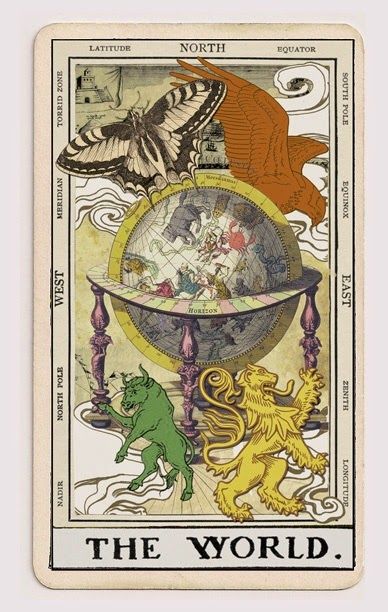 RETRO KIMMER'S BLOG: THE WORLD: THE END OF A JOURNEY Tarot Posters Aesthetic, Tarot Cards The World, The World Tarot Card Art, World Card Tarot, Tarot Poster Prints, Aesthetic Tarot Card Poster, World Tarot Card, The World Tarot Card, The World Tarot