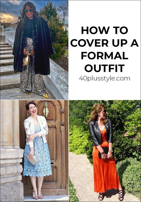 Cover Up For Dress Semi Formal, Black Tie Wedding Guest Dress With Jacket, Jacket Over Bridesmaid Dress, Dress Cover Up Formal Winter, Jacket For Long Formal Dress, Outerwear With Formal Dress, Maxi Dress With Jacket Wedding Guest, Evening Dress With Cardigan, Cocktail Dress Cardigan