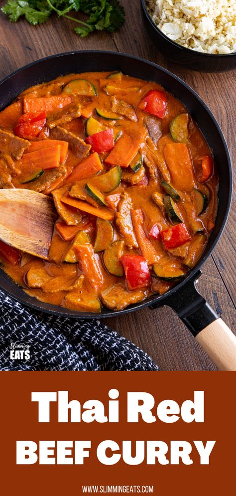 Thai Red Curry Beef, Thai Beef Curry, Thai Curry Sauce, Curry Beef, Beef Curry Recipe, Eat Thai, Fakeaway Recipes, Banting Recipes, Thai Beef