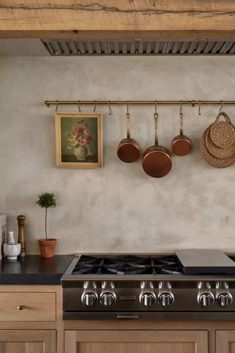 Oak Ceiling, Spec Home, Farm Aesthetic, The Mcgee Home, Vogue Home, Old World Kitchens, Mcgee Home, Dining Room Seating, Hearth Room