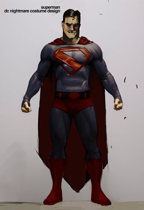 Superman Concept, Superman Suit, Superman Film, Batman Armor, Superman Art, Superhero Design, Dc Comics Art, Comic Book Characters, Superhero Comic