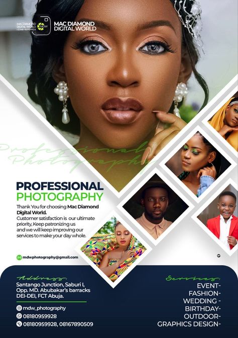 Flier Designs Layout Ideas, Photography Poster Design Layout, Photography Poster Design Ideas, Photography Flyer Design Ideas, Photography Banner Design Graphics, Photography Flyers Ideas, Photo Studio Flyer Design, Flyer And Poster Design Template, Social Media Poster Design Graphics