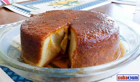 Cuban Recipes | Cuban Bread Pudding Cuban Bread Pudding, Cuban Bread Pudding Recipe, Spanish Bread Pudding Recipe, Cuban Cake, Cuba Recipes, Cuban Meals, Flan Recipe Easy, Cuban Desserts, Latin Desserts