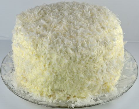 Paula Deen Coconut Cake, Southern Cakes, Coconut Cakes, Butter Cakes, Lemon And Coconut Cake, Coconut Buttercream, King Of Rock And Roll, Coconut Cake Recipe, Italian Bakery