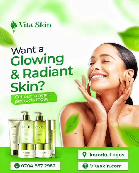 Skincare Flyer Design, Skin Care Flyer Design, Forest Queen, Spa Flyer, Glowing Radiant Skin, Campaign Ideas, Photoshop Tutorial Design, Cosmetic Design, Food Poster Design