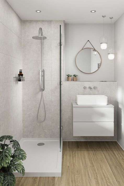 Taupe Bathroom, Cosy Bathroom, Light Furniture, Bathroom Paneling, Chrome Accessories, Traditional Bathrooms, Bathroom Features, Pale White, Bathroom Wall Panels