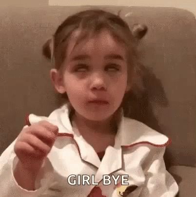 Girl Bye - Mila Stauffer GIF - Mila Stauffer Whatever - Discover & Share GIFs Mila Stauffer, Funny Reaction, Funny Reaction Pictures, Meme Faces, Reaction Pictures, Funny Kids, Funny