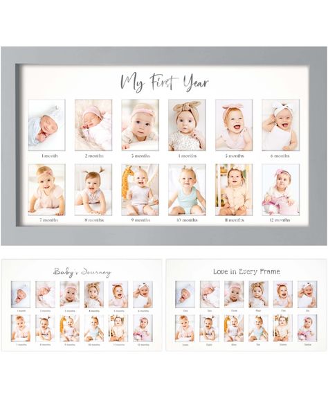 in stock Baby Picture Frame, Baby Picture Frames, Baby Pictures Newborn, First Year Photos, Birthday Milestone, Babies First Year, Milestone Birthdays, Milestones, First Year