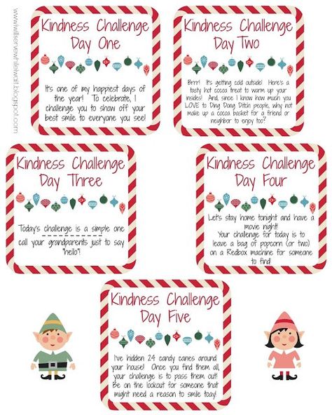 5 Elf on the Shelf Kindness Ideas - Pink Fortitude, LLC Elf On The Shelf Kindness, Kindness Elf, Elf Stuff, Angel Ideas, Free Christmas Tags Printable, Elf Printables, Kindness Elves, Kindness Cards, Kindness Ideas