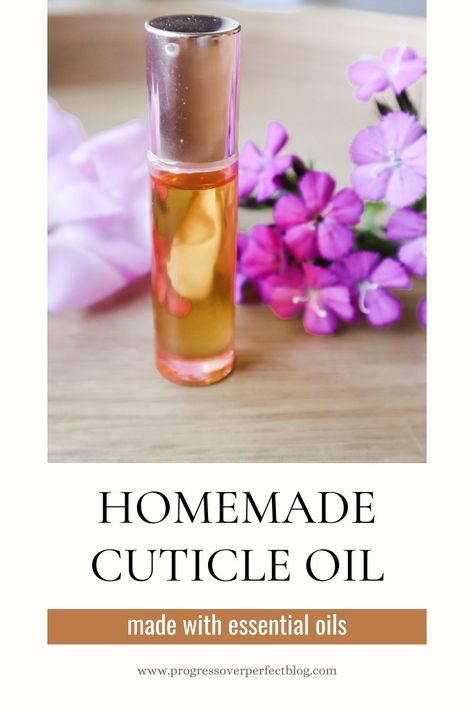 Jojoba Cuticle Oil, Doterra Cuticle Oil Recipe, Homemade Cuticle Oil, Cuticle Oil Recipe, Cuticle Oil Diy, Self Care At Home, Strengthen Nails, At Home Manicure, 2023 Nail