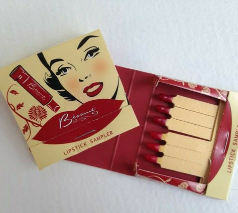 Besame Lipstick, Old Lipstick, Vintage Makeup Products, Antique Makeup, Vintage Makeup Vanities, Vintage Beauty Products, Retro Makeup, Makeup Package, Old Makeup