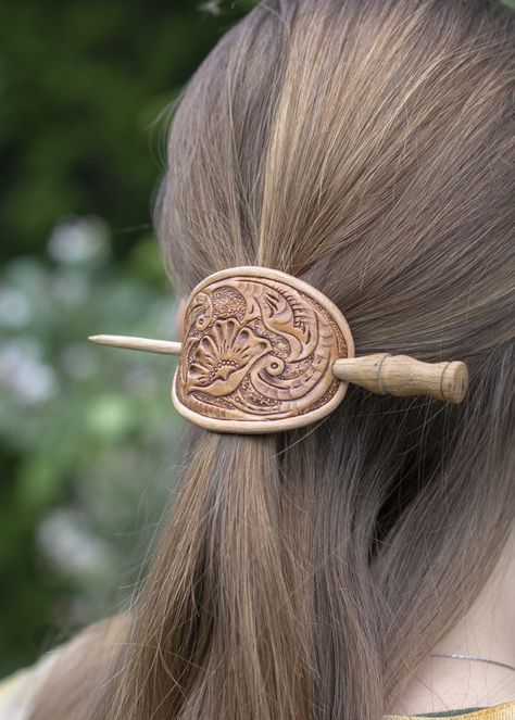 Druid Hair, Butterfly People, Holster Pattern, Leather Holster Pattern, Fox Craft, Very Thick Hair, Hair Craft, Boho Hair Pins, Leather Hair Accessories