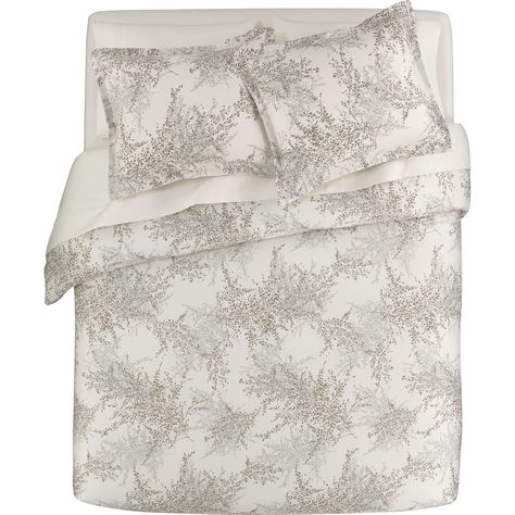 Ludina Full/Queen Duvet Cover in Bed & Bath | Crate and Barrel Gothic Furniture Diy, Gothic Furniture, Bed Linens, New Beds, King Duvet Cover, Guest Bedrooms, Queen Duvet Covers, Bed Decor, Bedding Collections