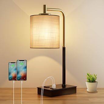 Bedside Lamps With Usb Port, Modern Bedside Lamp, Lamp Side Table, Lamp With Usb Port, Bedroom Lamps Nightstand, Creative Lamp, Side Table Lamp, Small Desk Lamp, Bedside Lamp Modern