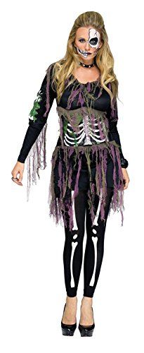 California Costumes Womens Lady Reaper Scary Ghost Demon Costume Black XLarge -- Click on the image for additional details. Skeleton Costume Women, Purple Skeleton, Demon Costume, 3d Skeleton, Skeleton Dress, California Costumes, Skeleton Costume, Skeleton Bones, Angel Costume