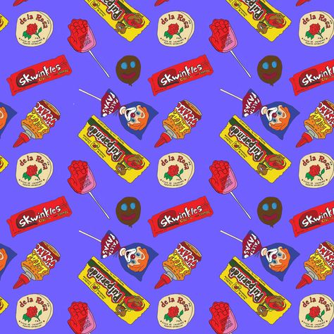 Mexican Candy Wallpaper, Candy Mexican, Mexican Candies, Candy Background, Candy Clipart, Candy Poster, Eid Card Designs, Homemade Jelly, Candy Paint