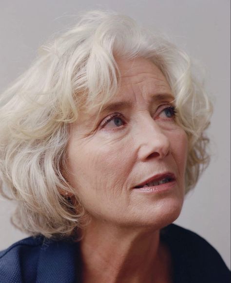 Emma Thompson, Hair Reference, Aging Beautifully, By Charlotte, Aging Gracefully, Portrait Inspiration, Role Models, Celebrities Female, Face And Body