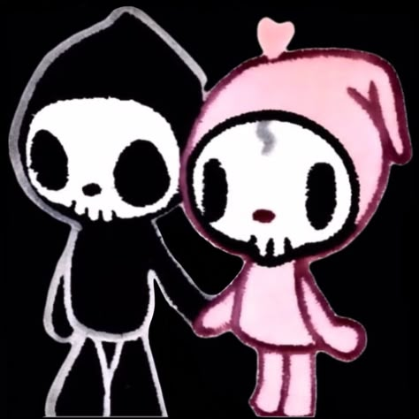 Tokidoki Matching Pfp, Tokidoki Pfp, Emo Love Cartoon, Scene Kid Art, Emo Couples, I Love My Bf, Emo Love, Under Your Spell, Cocoppa Wallpaper