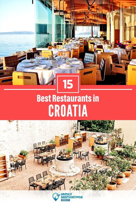 Want to see the best restaurants in Croatia? We’re FamilyDestinationsGuide, and we’re here to help: From incredible brunch spots and amazing places to eat dinner, to local foodie spots and hidden gems, discover the BEST Croatia restaurants - so you get memories that last a lifetime! #croatia #croatiarestaurants #restaurantsincroatia #bestrestaurantsincroatia #placestoeatcroatia Where To Eat In Croatia, Split Croatia Restaurants, Croatia Restaurants, Omis Croatia, Cavtat Croatia, Croatia Food, Makarska Croatia, Trogir Croatia, Croatia Vacation