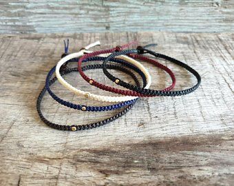 Bracelet For Boyfriend, For Boyfriend Gifts, Man Bracelet, Braided Bracelet Diy, Bracelets For Boyfriend, Thread Bracelet, Men's Bracelets, Square Knot, Diy Bracelets Easy