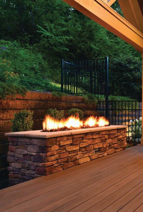 Outdoor Fireplace On Deck, Fireplace On Deck, Deck With Fireplace, Composite Decks, Deck Fireplace, Pvc Decking, Patio Deck Designs, Under Decks, Covered Deck