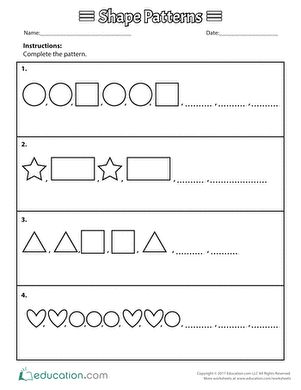 First Grade Assessments for the Beginning of the Year | Education.com 1st Grade Patterns Math, Pattern Assessment Kindergarten, Patterns For Grade 1 Worksheet, First Grade Pattern Worksheets, Logical Sequence Preschool, Patterns And Sequences Math, Sequence Pattern Worksheet, Grade 1 Patterns, Growing Patterns First Grade