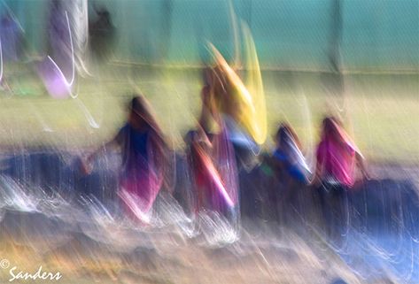 Photo Impressionism technique: image of people in a park using camera shake and oversaturated color to create an impressionistic effect by Gerald Sanders. Multiple Exposure, Couples Images, Abstract Photography, Balboa, Artistic Photography, Photography Techniques, Photo Tips, Double Exposure, Crystal Ball