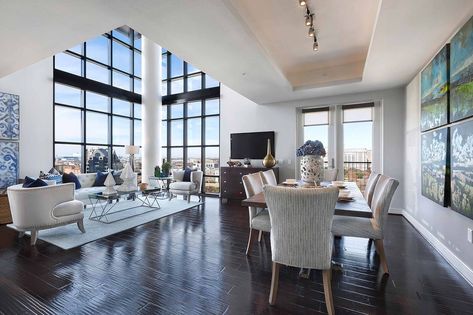 Dallas Penthouse, Condos Luxury Apartments, Luxury City View Apartment, Luxury Houston Apartment, Dallas High Rise Apartment, Houston Texas Apartments Luxury, Dallas Apartment, Dallas House, Townhouse For Rent