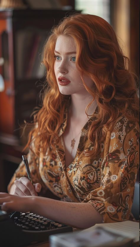 Redhead Aesthetic, Redhead Characters, Color Rubio, Style Artist, Ginger Women, Red Hair Woman, Best Pic, Beautiful Red Hair, Ginger Girls