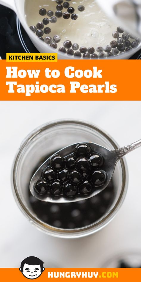 Cook Tapioca Pearls, Easy Bubble Tea Recipe, Tapioca Bubble Tea, Tapioca Recipes, Boba Tea Recipe, Boba Recipe, Bubble Tea Flavors, Bubble Tea Recipe, Boba Bubble Tea