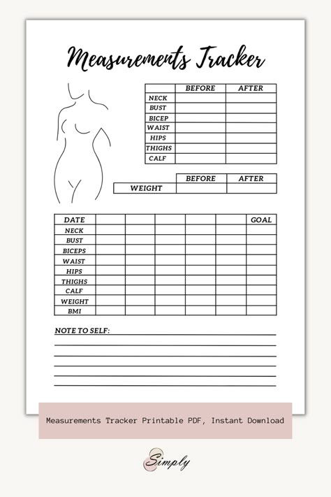 Lost Weight Tracker, Body Check Journal, Body Measurements Tracker, Journal Weight Tracker, Body Journal, Weith Loss Journal, Health And Fitness Journal Ideas, Diet Journal Ideas Planners, Workout Diary