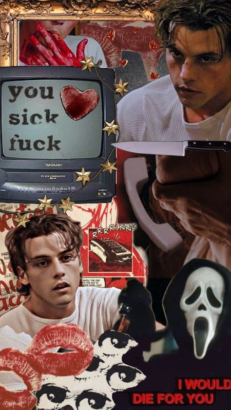 Ghostface Wallpaper Aesthetic, Billy Loomis Hot, Scream 1996, Stranger Things Print, Helloween Wallpaper, Billy Loomis, Halloween Wallpaper Iphone Backgrounds, Skeet Ulrich, Scream Franchise