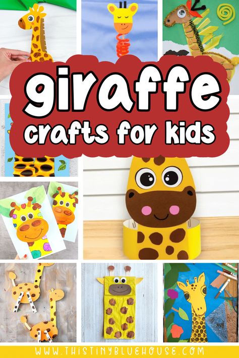 Giraffe crafts and activities for kids Paper Bag Giraffe, Giraffe Activities, Paper Plate Giraffe, Giraffe Craft, Fun Rainy Day Activities, Felt Giraffe, Giraffe Crafts, Rainy Day Activities For Kids, Dance Crafts