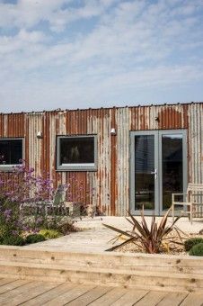 Surfer Shack, Uk Beach, Camber Sands, Tin Shed, Uk Beaches, House Cladding, Greenhouse Shed, Metal Shed, Beach Shack