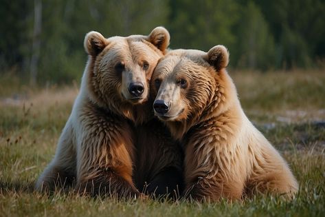 Bears Cuddling, Happy Child, Teddy Toys, Cute Happy, Happy Kids, Premium Photo, Bears, Stock Photos, Animals