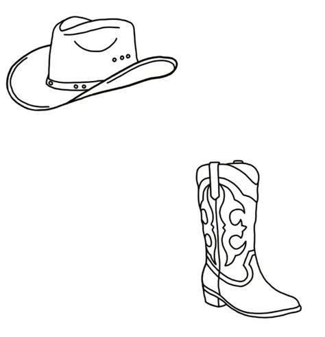 Cowboy Boot Tattoo Men, Cowboy Hat And Boot Tattoo, Cowboy Boot Tattoo Outline, Dainty Cowgirl Boot Tattoo, Simple Cowboy Boot Tattoo, Cowboy Boot Line Tattoo, Fine Line Cowgirl Boot Tattoo, Cowboy Boot Doodle, Cow Boy Boot Tattoos Simple