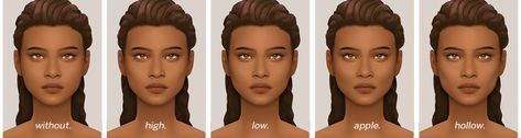 nesurii Sims 4 Cheekbones, Sims 4 Cc Maxis Match, Sims 4 Cc Maxis, The Sims 4 Custom Content, Big Brain, Sims 4 Cc Skin, High Cheekbones, Skin Details, Cc Sims