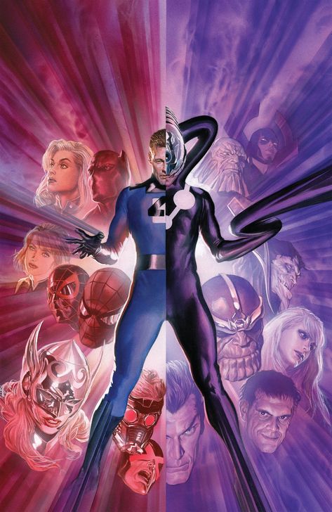 SITE Marvel Secret Wars, Reed Richards, Mister Fantastic, Alex Ross, Art Album, New Avengers, Architecture Tattoo, Alien Creatures, Ms Marvel