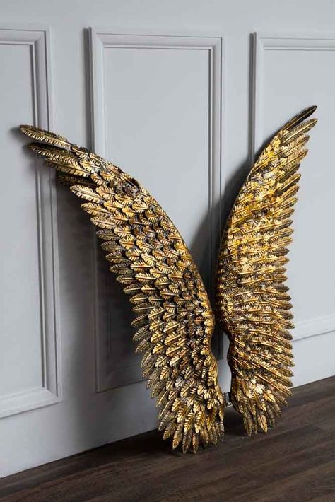 Metal Angel Wings, Angel Wings Wall Art, Angel Wings Wall Decor, Angel Wings Art, Angel Wings Wall, Wing Wall, Abstract Metal Wall Art, House Color Palettes, Rockett St George