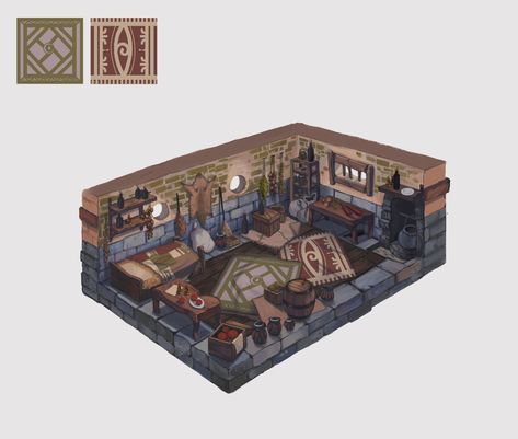 ArtStation - Medieval house interior, . syzygy Medieval Home Interior, Medieval Apartment, Medieval House Interior, Medieval Interior Design, Interesting Locations, Medieval Interior, Interior Concept Art, Medieval Peasant, Medieval House