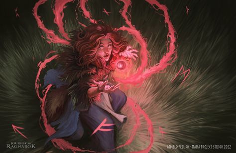 ArtStation - Runes magic from Journey to Ragnarok - Mana Project Studio 2022, Angelo Peluso Spells Illustration, Runes Magic, Spell Art, Magic User, Arkham Horror, Fantasy Universe, Fantasy Magic, Magical Art, Deadly Sins