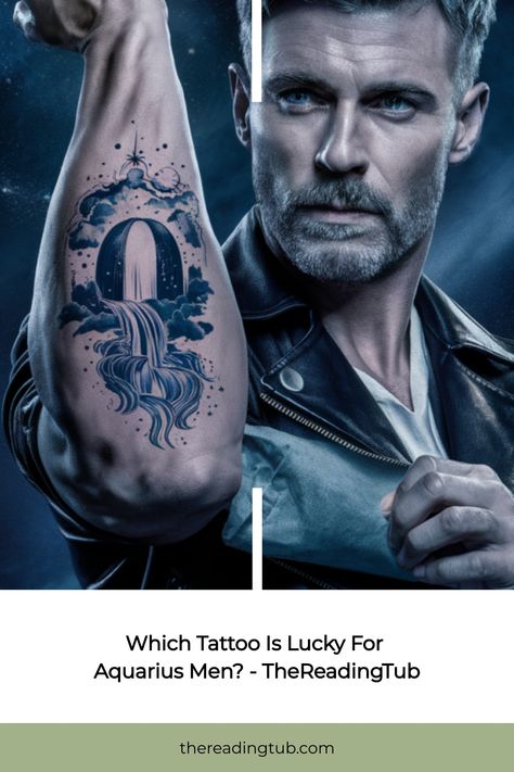 When it comes to choosing a tattoo that carries a sense of luck and charm for Aquarius men, the options are diverse and intriguing. The unique characteristics Aquarius Tattoos Men, Aquarius Tattoo Men Zodiac, Aquarius Tattoo Men, Aquarius Compatibility, Aquarius Aesthetic, Lucky Sign, Tropic Of Capricorn, Aquarius Constellation, Aquarius Tattoo