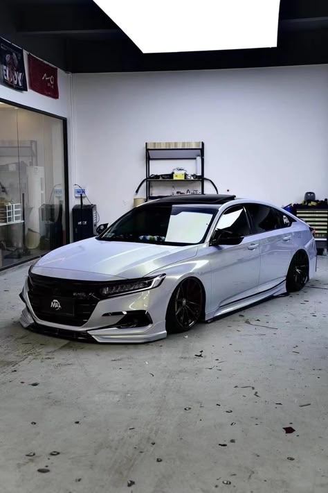 Wrapped Honda Accord, Honda Accord Wrapped, Honda Accord Sport Modified, Honda Accord Modified, 10th Gen Accord, Black Honda Accord, Honda Accord Accessories, Civic G10, Honda Sports Car