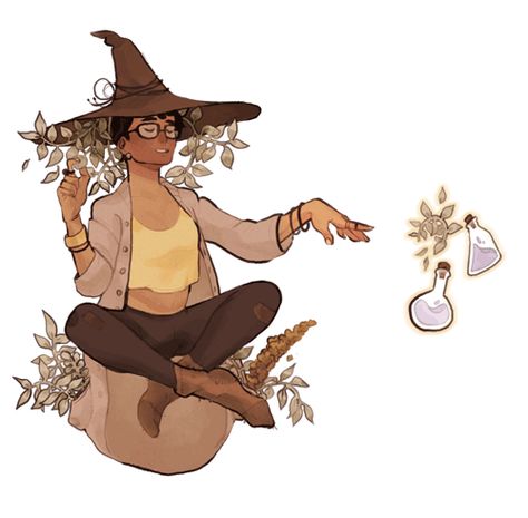 Poison Drawing, Witch Girl Art, I'm The Worst, Plant Reference, Autumn Witch, Witch Girl, Under Your Spell, Make A Gif, Witch Art