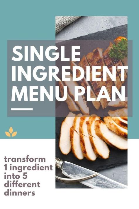 Single Ingredient Menu Plan | Turn 1 Protein into 5 Meals {Freebie} Different Dinners, Simple Dinner Ideas, Dessert Cookies, Menu Plan, Cake Bars, Simple Dinner, Easy Dessert Recipes, Breakfast Dessert, Menu Planning