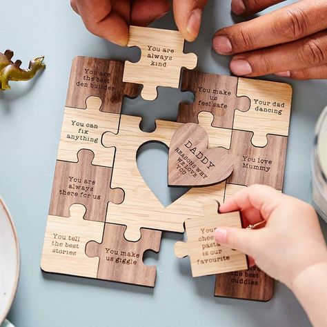 Laser Gifts, Scorch Marker, Reasons I Love You, Idee Cricut, Making Gifts, Laser Cut Wood Crafts, Jigsaw Puzzles For Kids, Laser Engraved Ideas, Diy Toddler